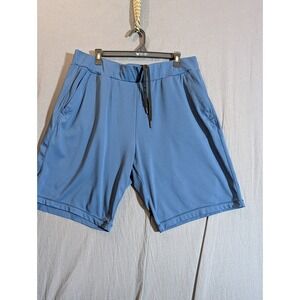32 Degrees Cool men's blue drawstring loose active wear shorts size xl
